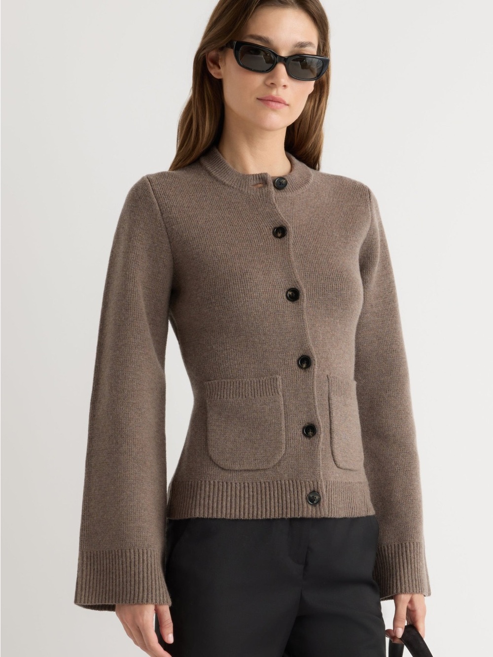 Modern Citizen Eames Organic Cotton-Wool Cardigan